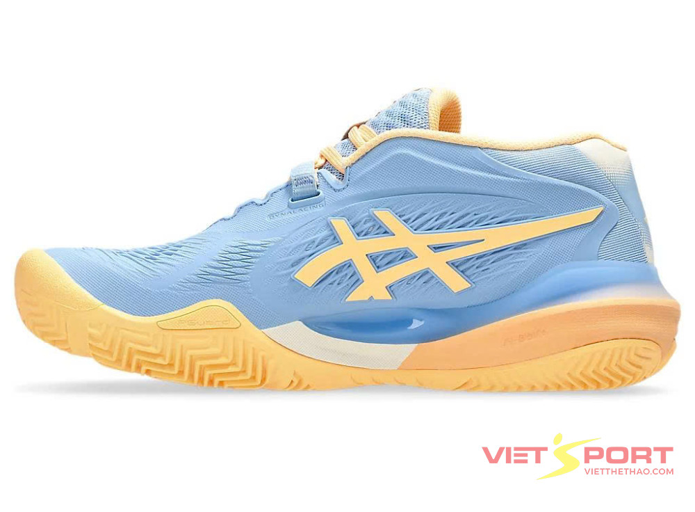 Giày Tennis Pickleball GEL-RESOLUTION X PADEL  STONE WASH/ORANGE GLOW