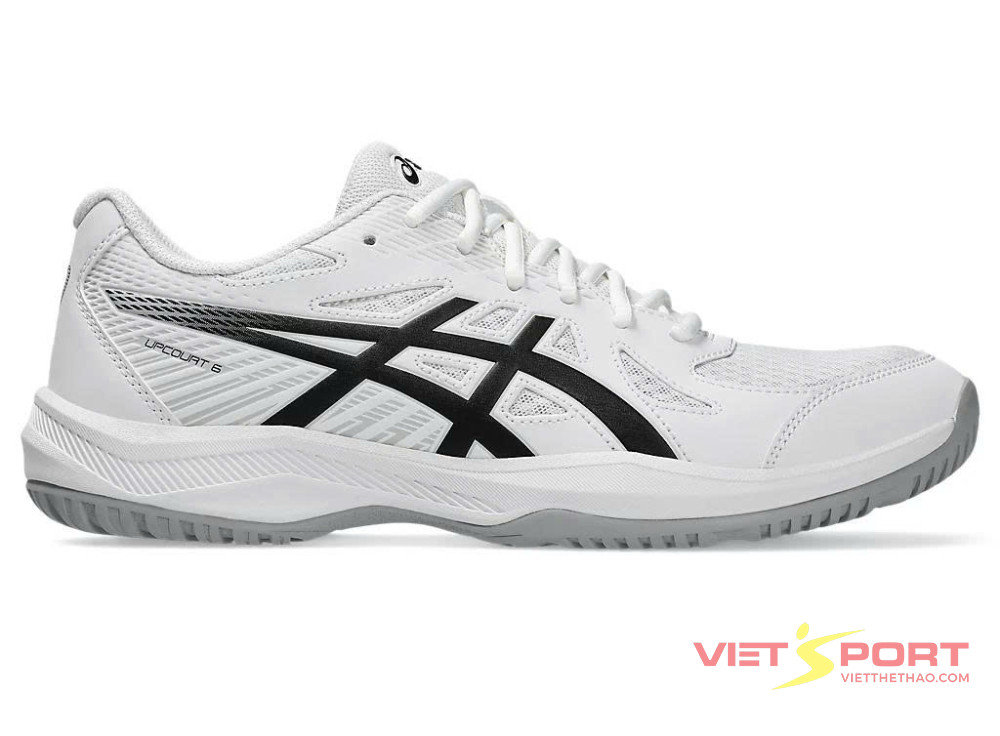 Giày Tennis Pickleball UPCOURT 6 WHITE/BLACK 1071A104-101