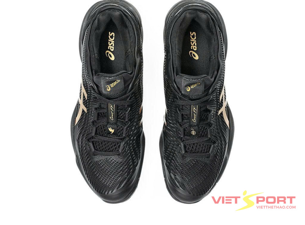 GIÀY TENNIS PICKLEBALL COURT FF 3 NOVAK NIGHT ENERGY BLACK/PRISM GOLD