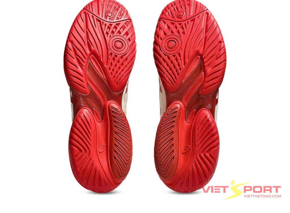 Giày Tennis Pickleball COURT FF 3 NOVAK CREAM/CLASSIC RED