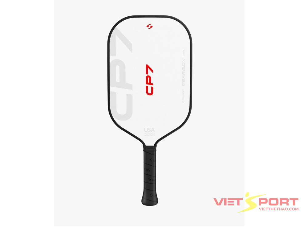 Vợt Pickleball Gearbox CP7 - 8oz White