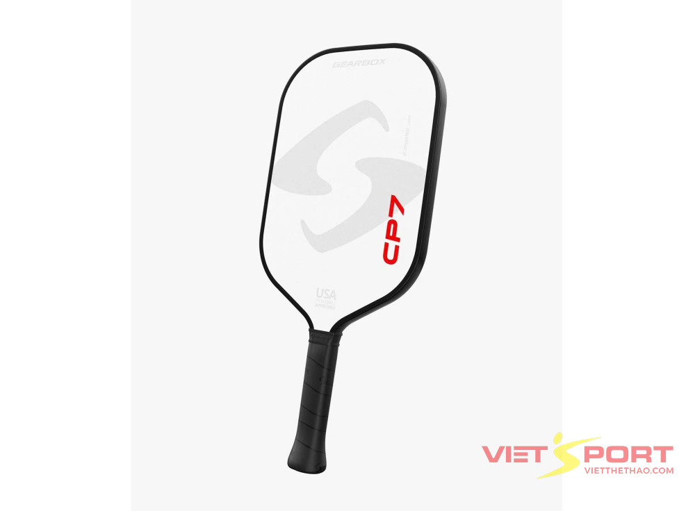 Vợt Pickleball Gearbox CP7 - 8oz White