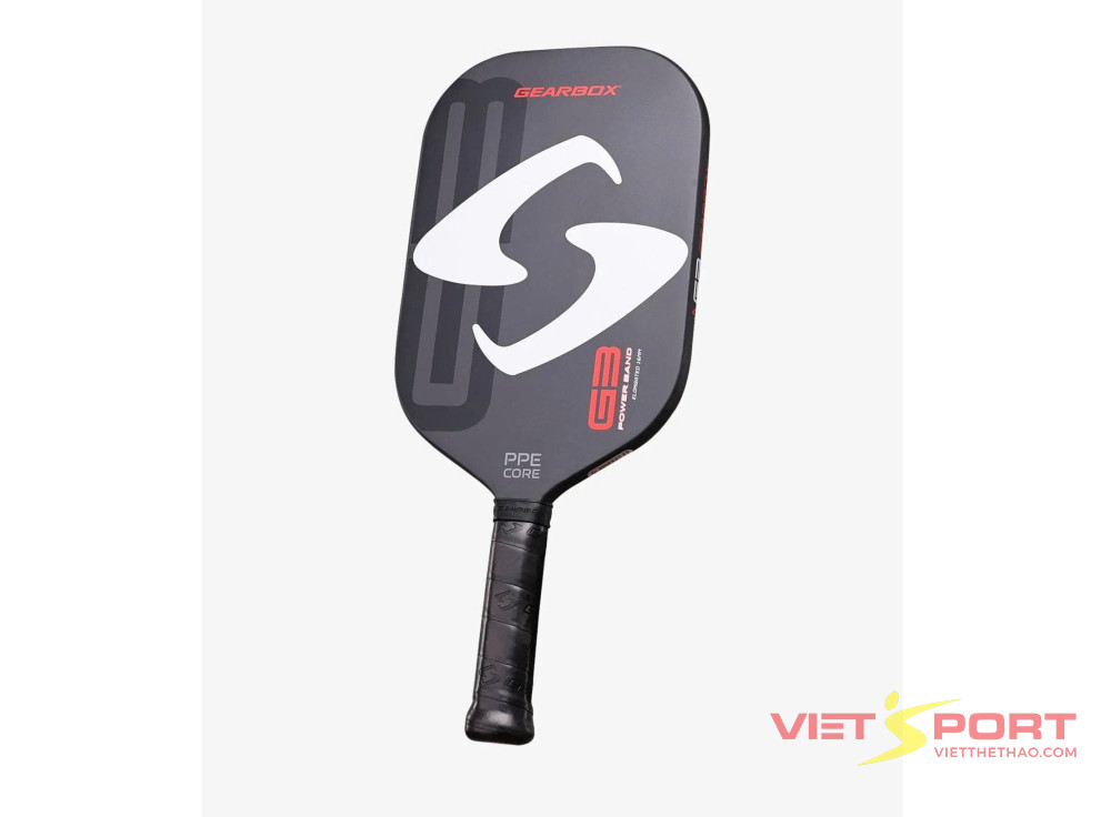 Vợt Pickleball Gearbox G3 Elongated Black/Red