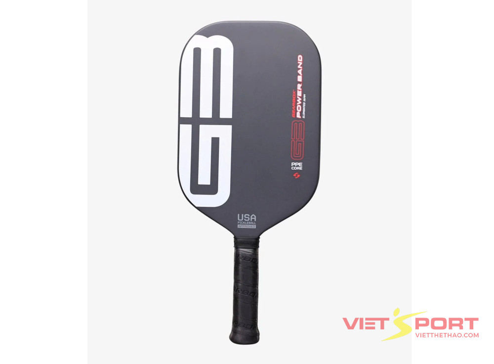 Vợt Pickleball Gearbox G3 Elongated Black/Red