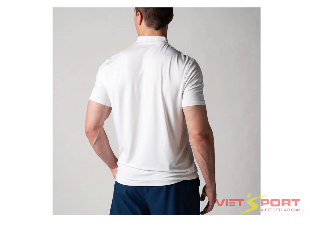 Áo Polo Pickleball Men's Court Polo White JOOLA Chính Hãng