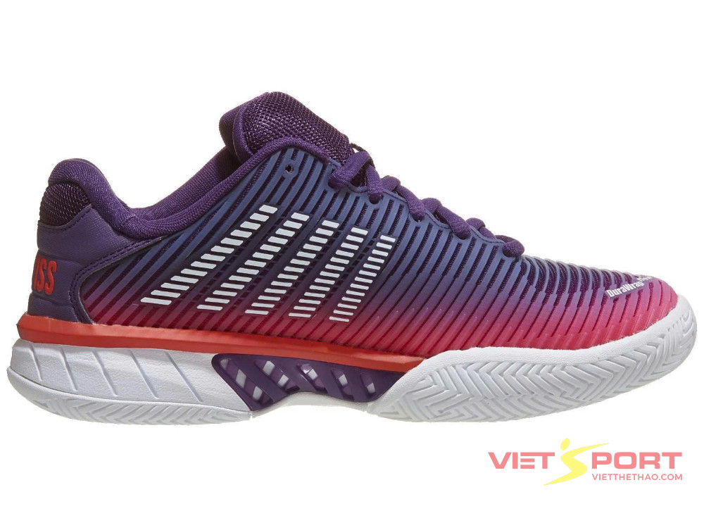 Giày Pickleball Nữ KSwiss Hypercourt Express 2 Purple/Coral