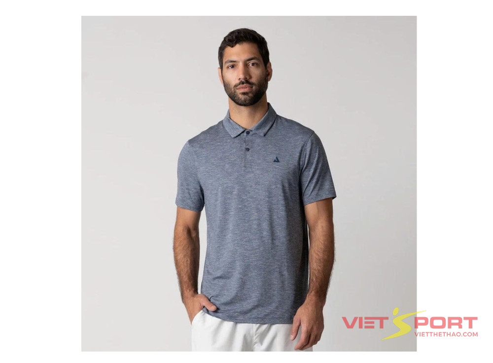 Áo Polo Pickleball Men's Club Polo Navy Heather Chính Hãng