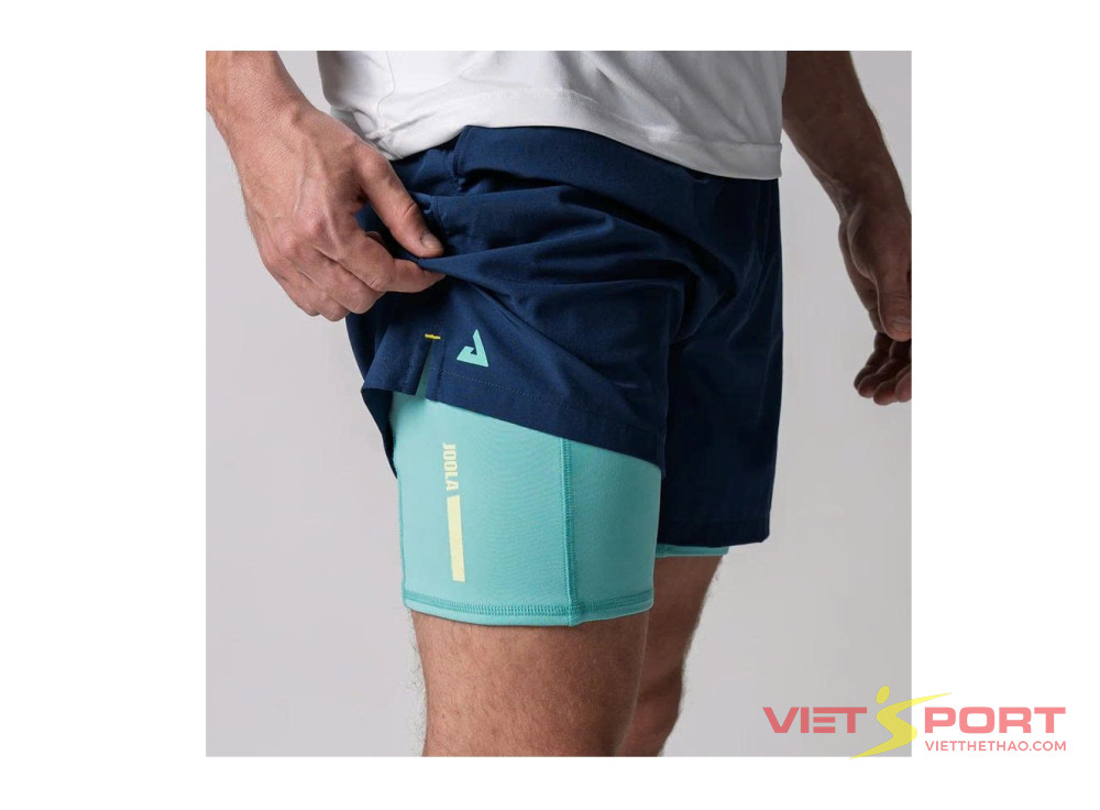 Quần Short Pickleball Men's Woven 2-in-1 Shorts Navy Chính Hãng
