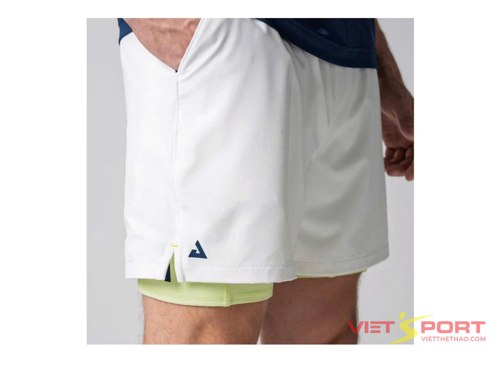 Quần Short Pickleball Men's Woven 2-in-1 Shorts White Chính Hãng