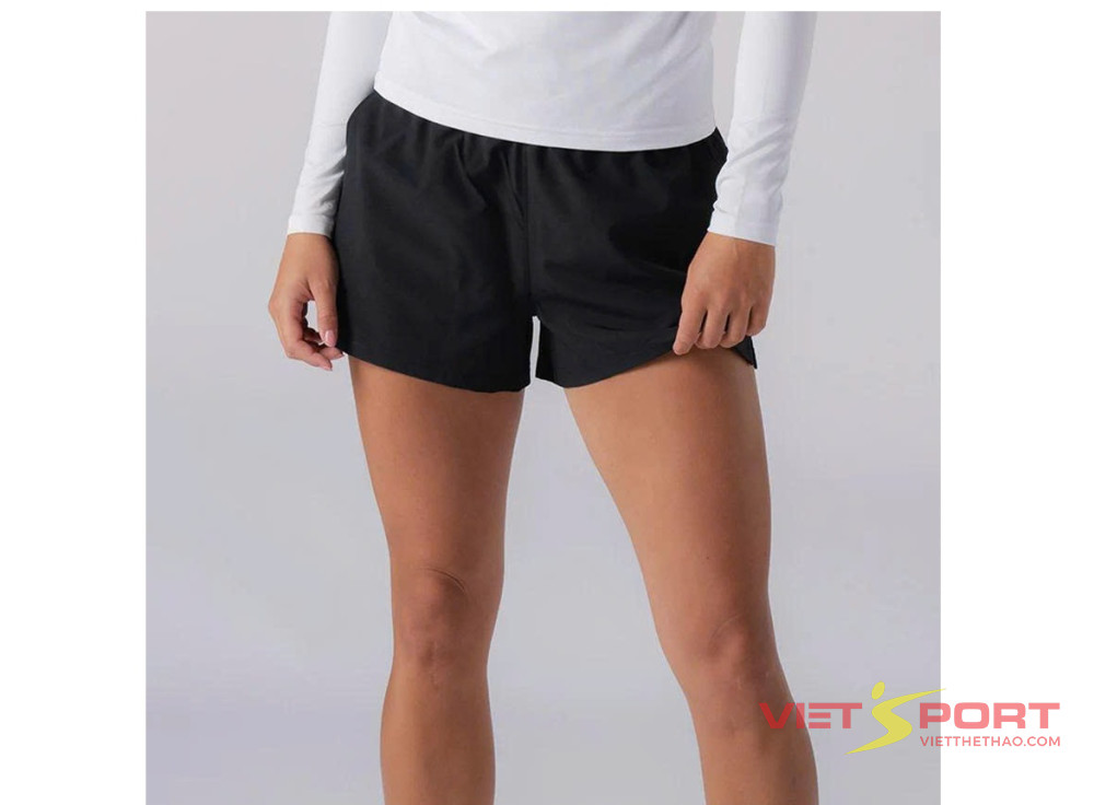 Quần Short Pickleball Women's Court Woven Shorts Black Chính Hãng
