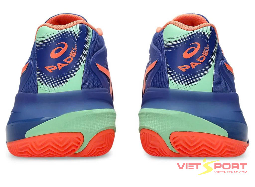 Giày Tennis Pickleball GEL-RESOLUTION X PADEL DARK COBALT/VIVID CORAL