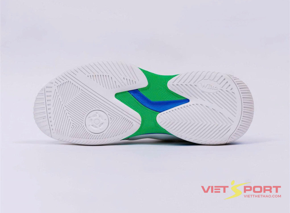 Giày Pickleball Wika Ruta Quang Dương trắng xanh dương