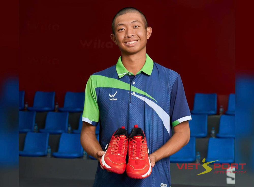 Giày Pickleball Wika Ruta Quang Dương đỏ