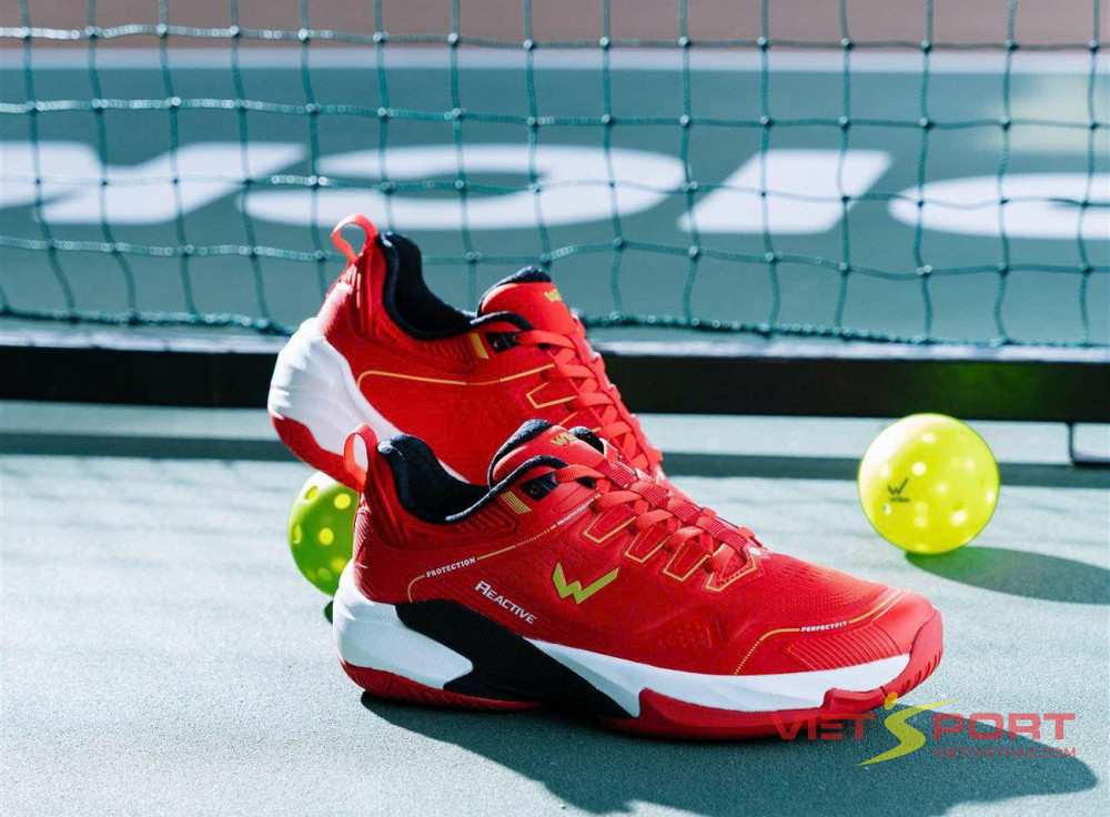 Giày Pickleball Wika Ruta Quang Dương đỏ