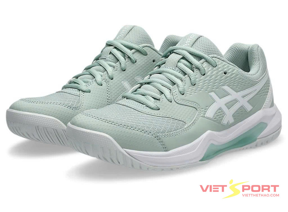 Giày Tennis Pickleball Nữ GEL-DEDICATE 8 Lichen Rock/White