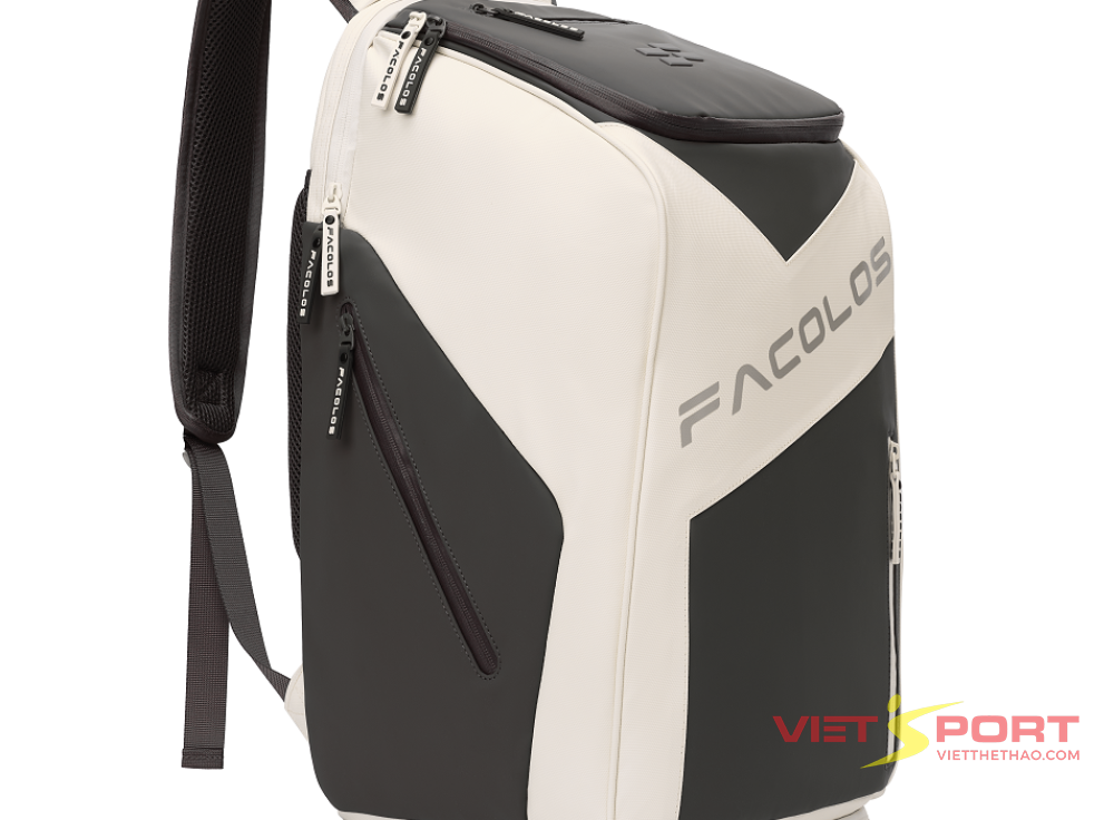 Balo Pickleball Facolos Smash Trắng