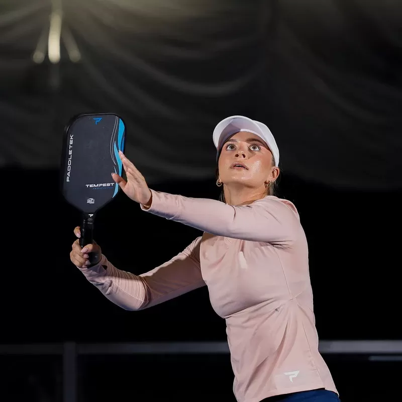 Vợt Pickleball Paddletek TEMPEST TKO-C 14.3mm Blue-Riptide  Standard