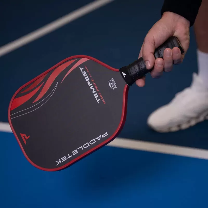 Vợt Pickleball Paddletek Tempest Wave Pro-C 14.3mm Red Wildfire Standar