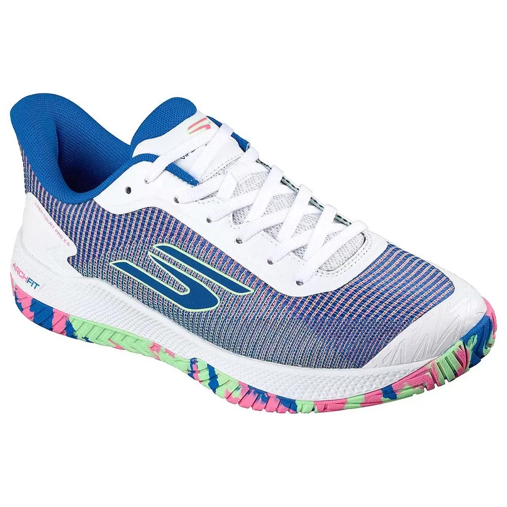 Giày Pickleball Skecher Viper Court Pro 2.0 246109-WBLP