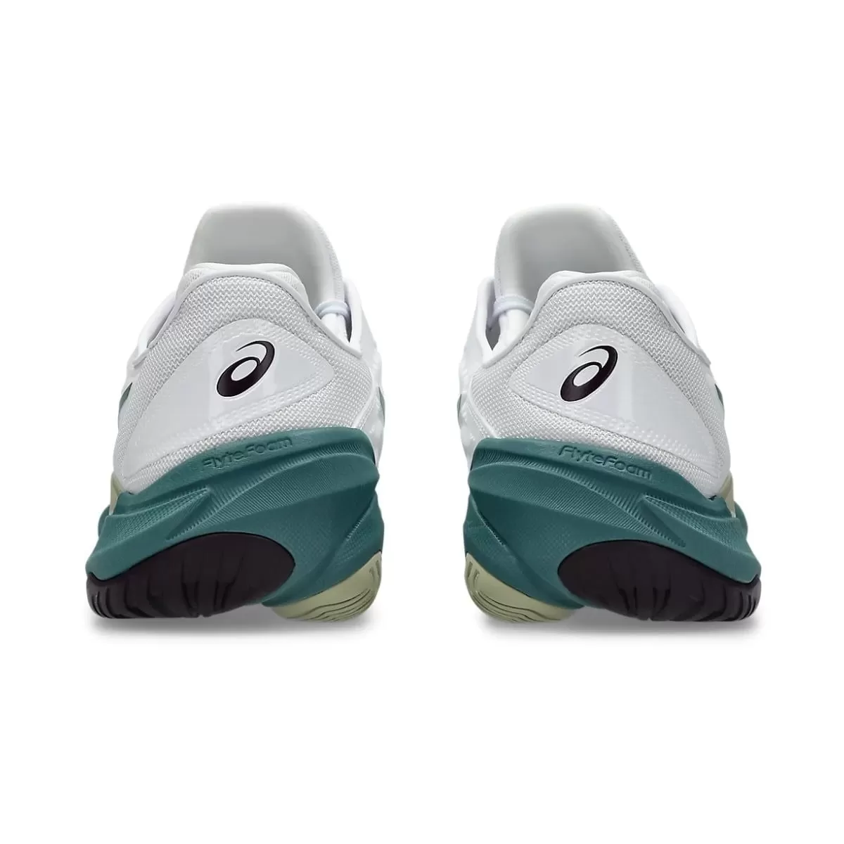 Giày Tennis Pickleball Asics Court FF White/Foggy Teal 1041A370-107