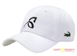 Mũ Tennis Lacoste Djokovic Trắng