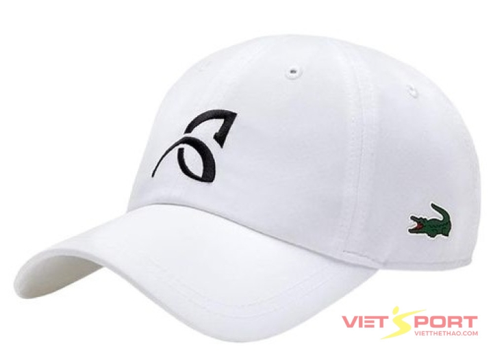 Mũ Tennis Lacoste Djokovic Trắng