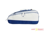 Bao Vợt Tennis Wilson US Open Tour 12-Pack Bag White/Navy