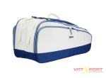 Bao Vợt Tennis Wilson US Open Tour 12-Pack Bag White/Navy