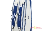 Bao Vợt Tennis Wilson US Open Tour 12-Pack Bag White/Navy
