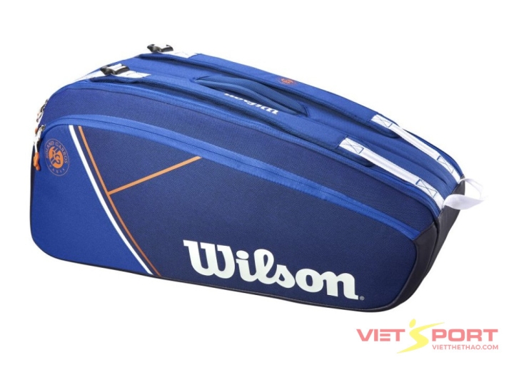 BAO VỢT TENNIS WILSON ROLAND GARROS SUPER TOUR 9 PACK WR8018200