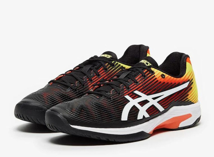 GIẦY TENNIS ASICS SOLUTION SPEED FF ĐEN/CAM
