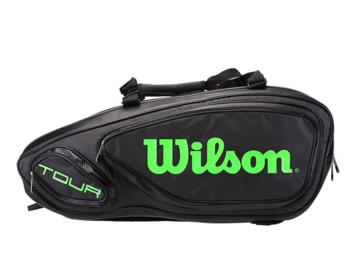 BAO VỢT TENNIS WILSON TOUR V9 ĐEN XANH