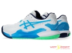 Giày Tennis Asics Gel-Resolution 9 White Digital Aqua