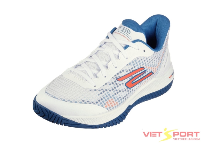 Giày Pickleball Skechers Viper Court Pro Trắng Xanh
