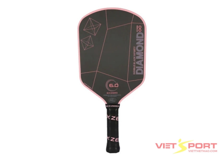 Vợt Pickleball Infinity Edgeless Double Black Diamond Control Cherry Blossom Pink