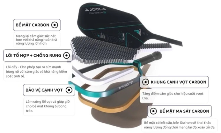 Đánh giá Vợt Pickleball Joola Gen3