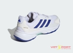Giày Tennis Pickleball Adidas COURTJAM CONTROL 3 White/Lucid Blue