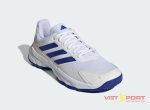 Giày Tennis Pickleball Adidas COURTJAM CONTROL 3 White/Lucid Blue