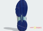 Giày Tennis Pickleball Adidas COURTJAM CONTROL 3 White/Lucid Blue