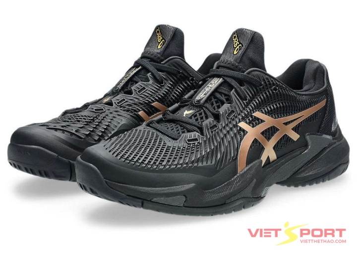 GIÀY TENNIS PICKLEBALL COURT FF 3 NOVAK NIGHT ENERGY BLACK/PRISM GOLD