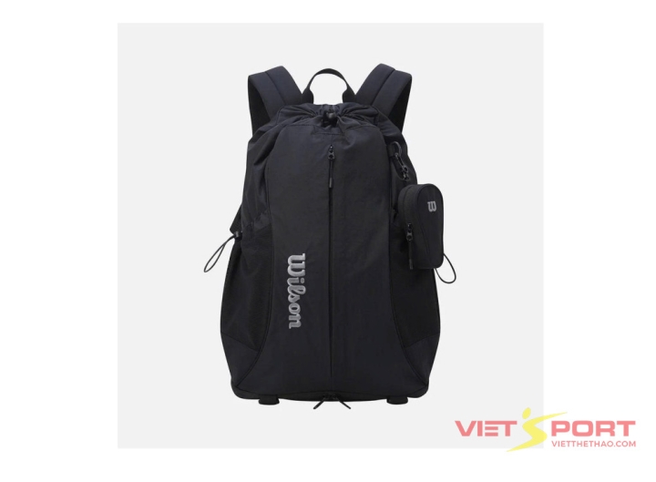 Balo Tennis Pickleball Wilson Drawstring Backpack V2 – Đen