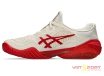 Giày Tennis Pickleball COURT FF 3 NOVAK CREAM/CLASSIC RED