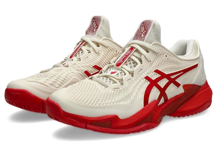 Giày Tennis Pickleball COURT FF 3 NOVAK CREAM/CLASSIC RED – Lựa chọn của nhà vô địch