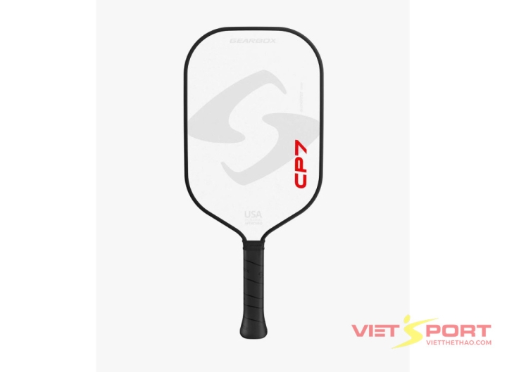 Vợt Pickleball Gearbox CP7 - 8oz White