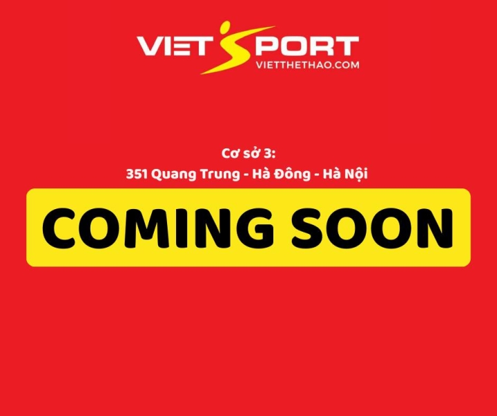 VIETSPORT chính thức khai trương Cơ sở 3 tại 351 Quang Trung, Hà Đông