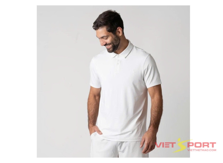 Áo Polo Pickleball Men's Club Polo White Chính Hãng