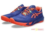 Giày Tennis Pickleball GEL-RESOLUTION X PADEL DARK COBALT/VIVID CORAL