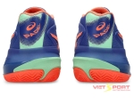 Giày Tennis Pickleball GEL-RESOLUTION X PADEL DARK COBALT/VIVID CORAL