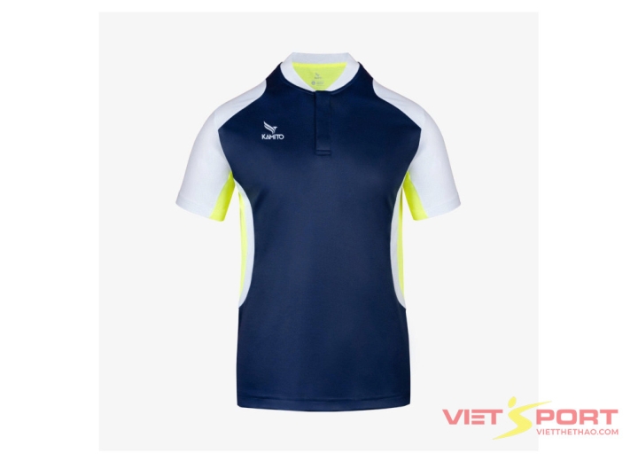 Áo T-shirt Pickleball Kamito Standard V2 Xanh Đen