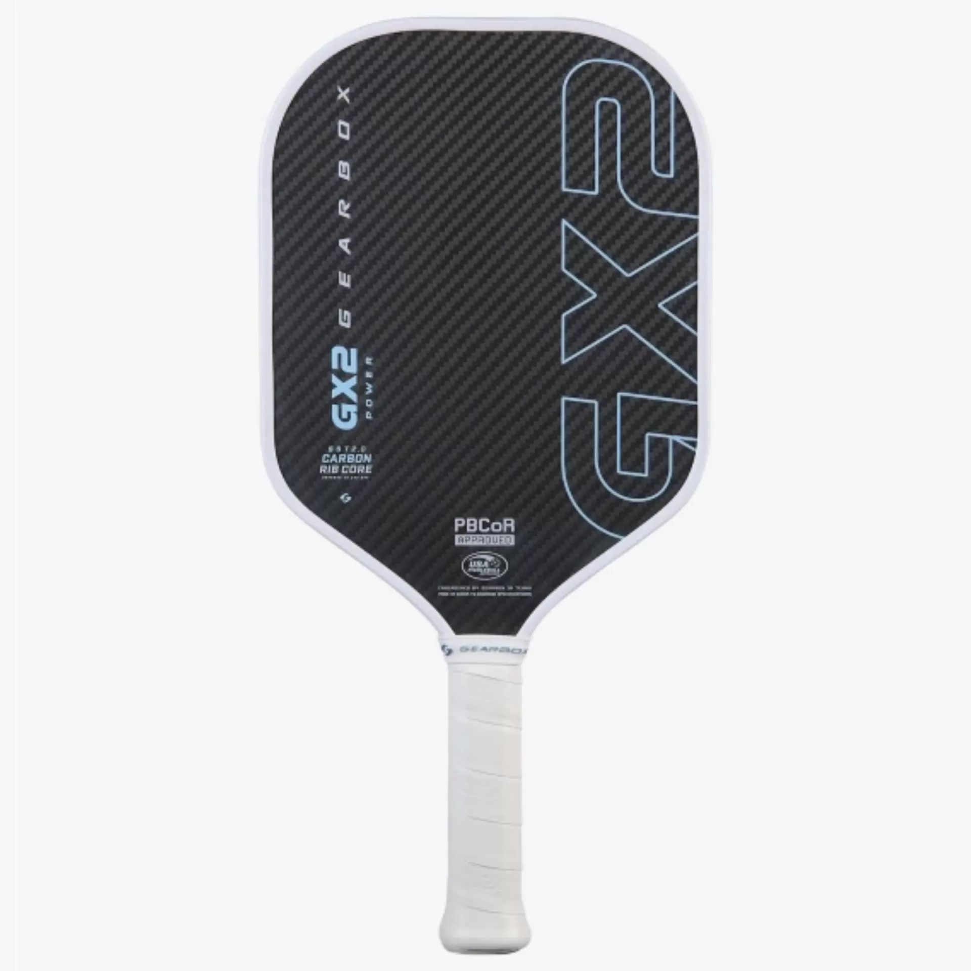 Vợt Pickleball Gearbox GX2 Power Hybrid Limited Edition White